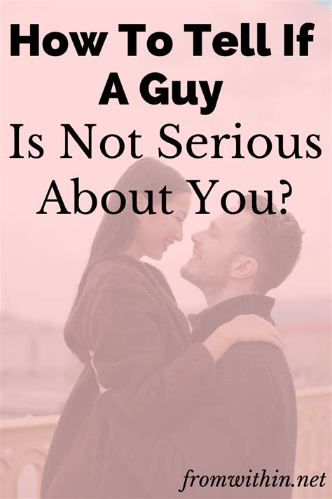 dating how to know if he is serious